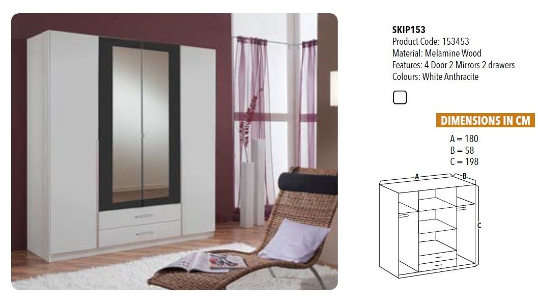 Two Door Wardrobe
